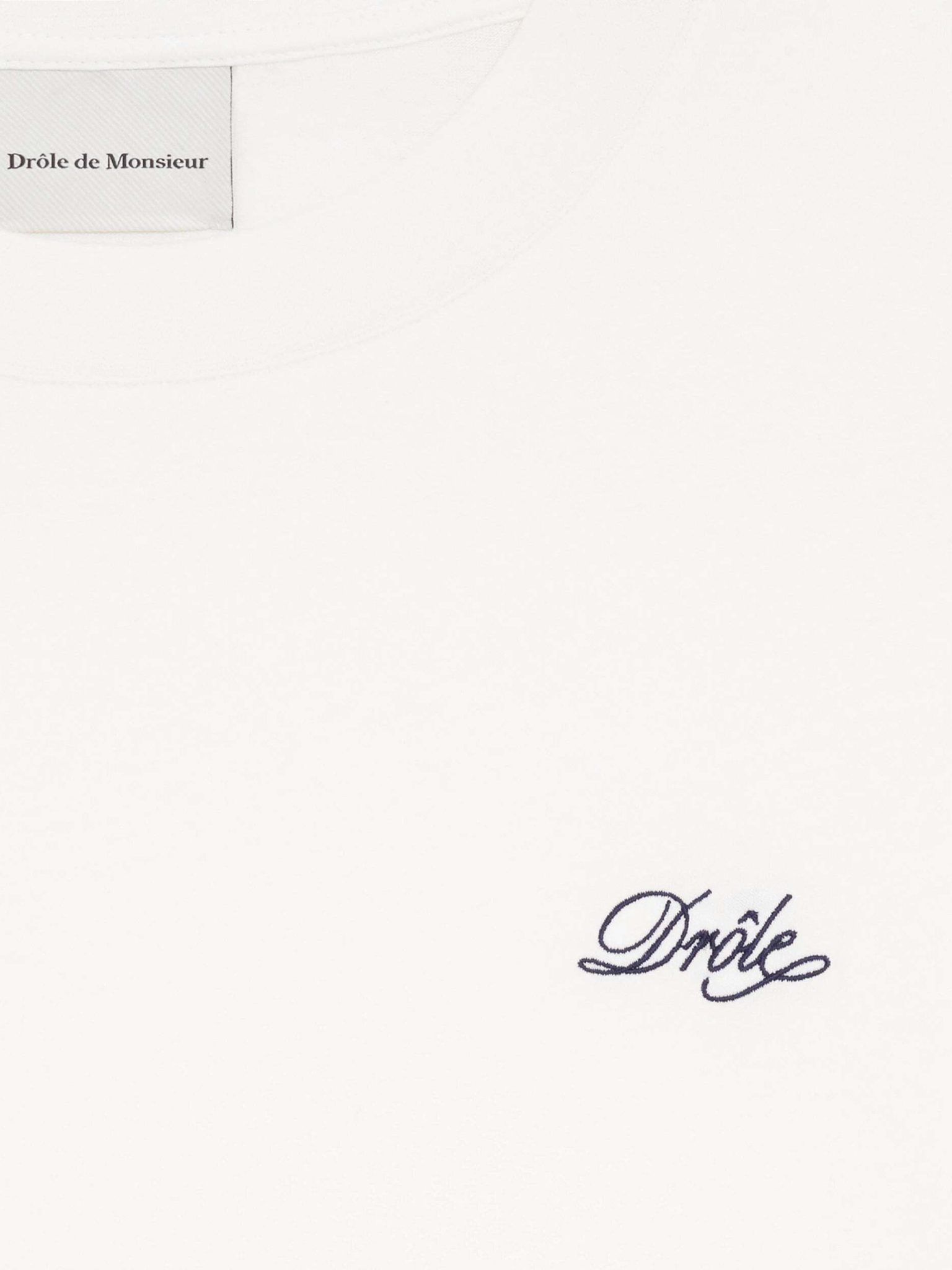 [DROLE DE MONSIEUR] T-shirts Short Sleeve FW26 LTS324CO311OW