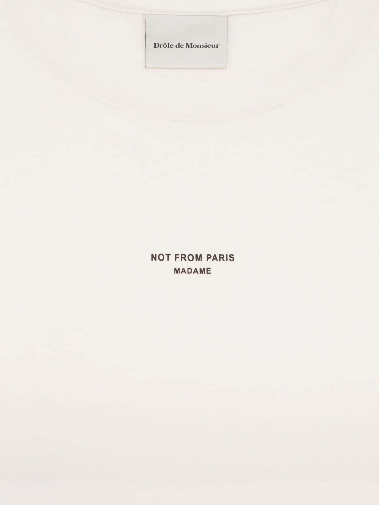 [DROLE DE MONSIEUR] T-shirts Sleeveless FW26 PERMTS338CO311OW