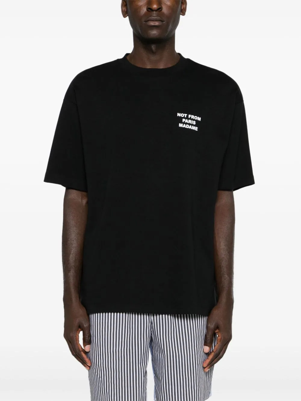 [DROLE DE MONSIEUR] T-shirts Short Sleeve FW26 PERMTS203CO002BL