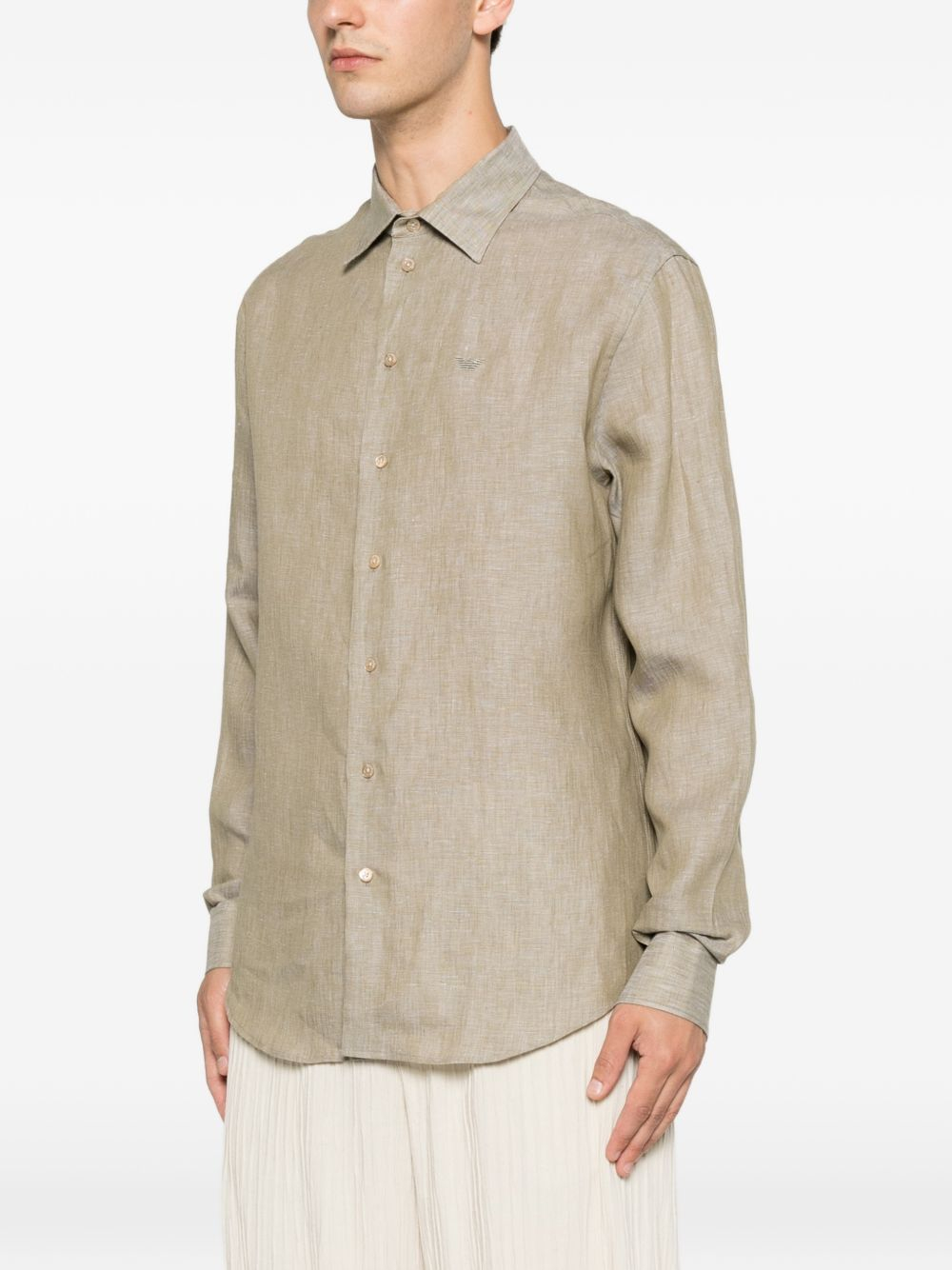 [Emporio Armani] Shirts Long Sleeve SS26 EM000099TE10157O1002