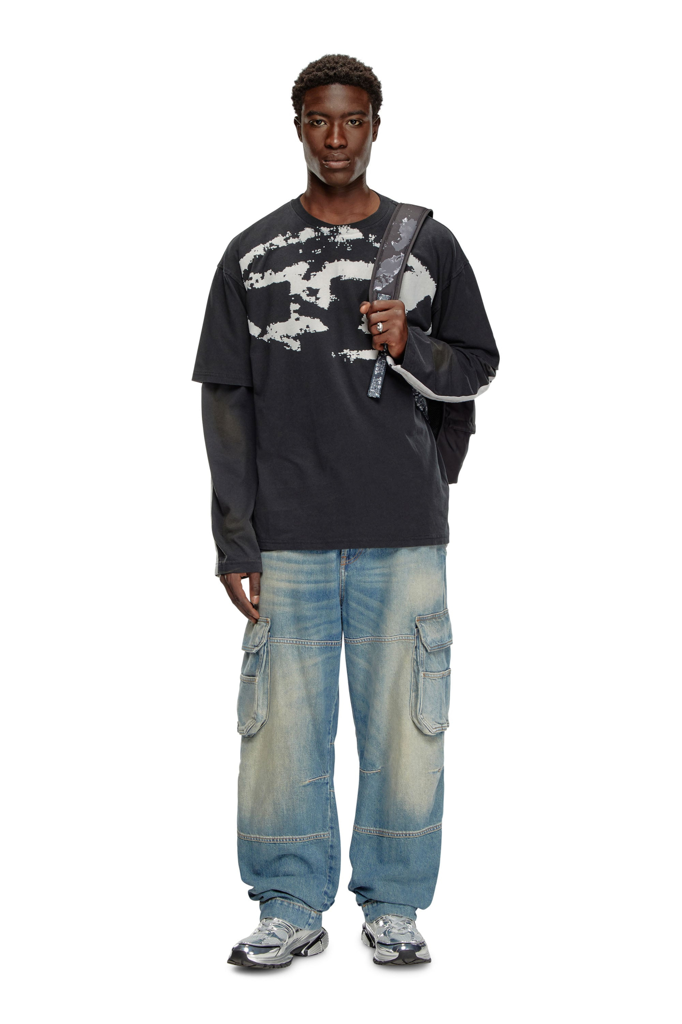 [Diesel] T-shirts Short Sleeve FW26 A130490DQAU9XX