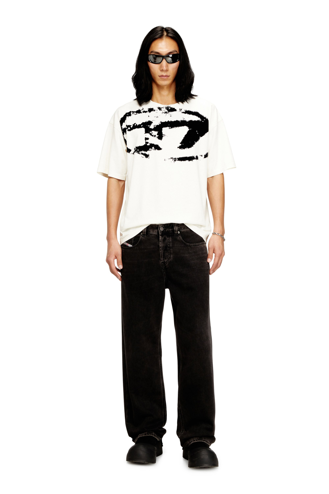 [Diesel] T-shirts Short Sleeve FW26 A130490DQAU141A