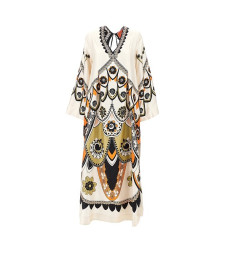 [La Double J] Long sleeve dress FW26 DRE1022SIL029PLU03WH04-WH04