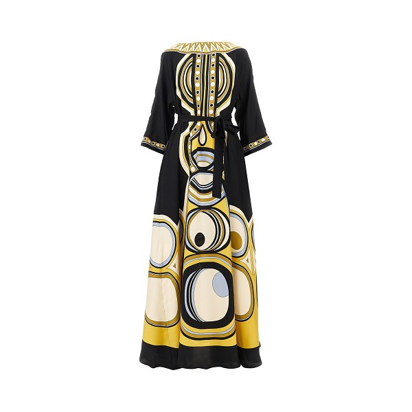 [La Double J] Long sleeve dress FW26 DRE0574SIL026SAC02BL01-BL01