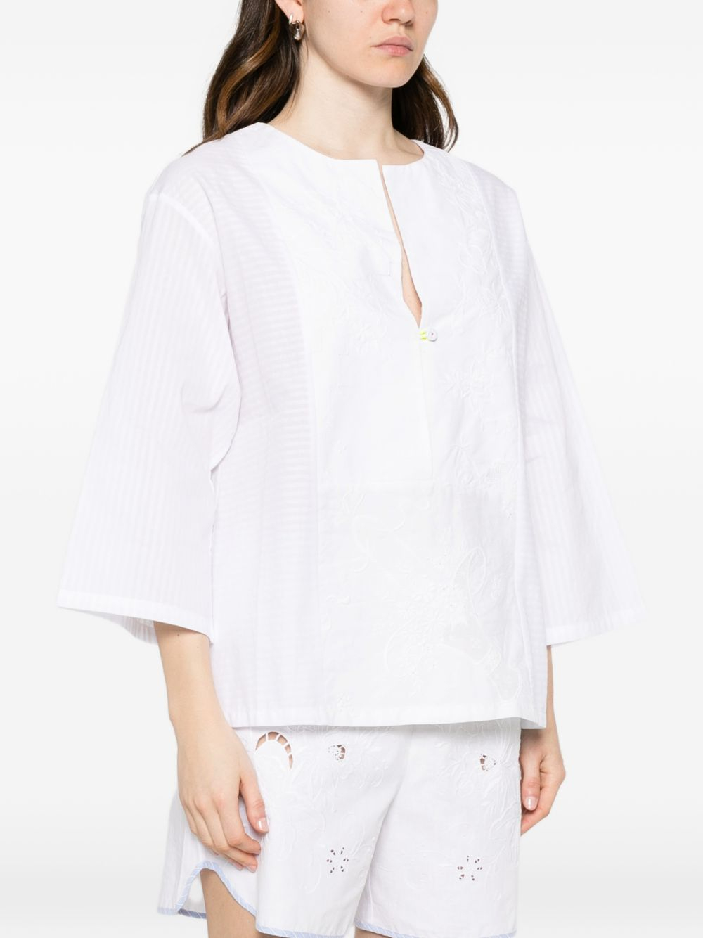 [RELAX RE-LUX] Blouse SS26 GARDONEALLWHITE