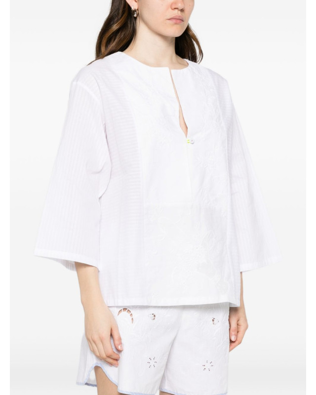 [RELAX RE-LUX] Blouse SS26 GARDONEALLWHITE