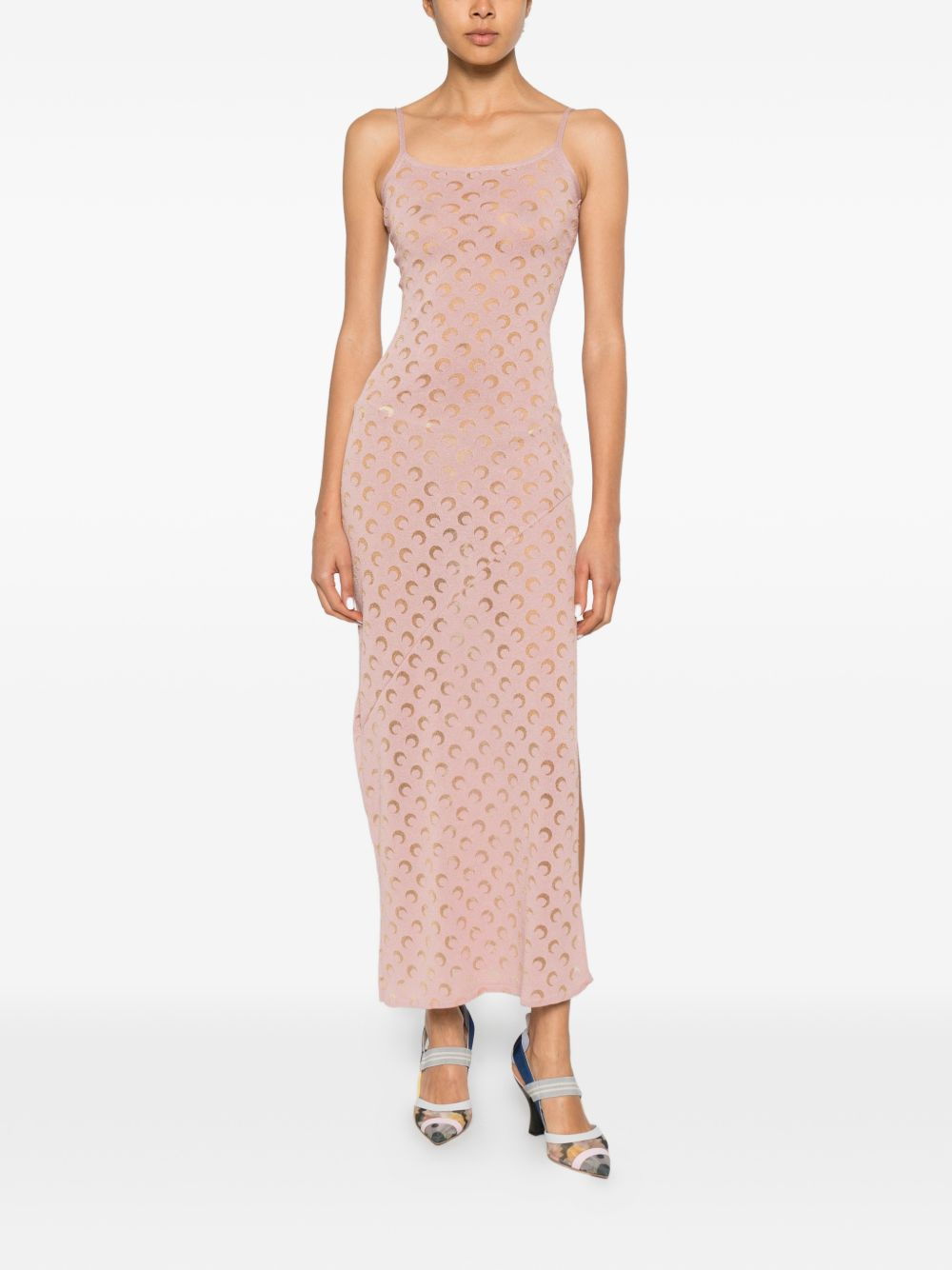 [MARINE SERRE] Sleeveless dress SS26 WDR460ACKNI0545PK00