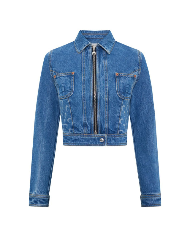 [MARINE SERRE] Denim Jacket SS26 WJA076ACDEN0002BL05