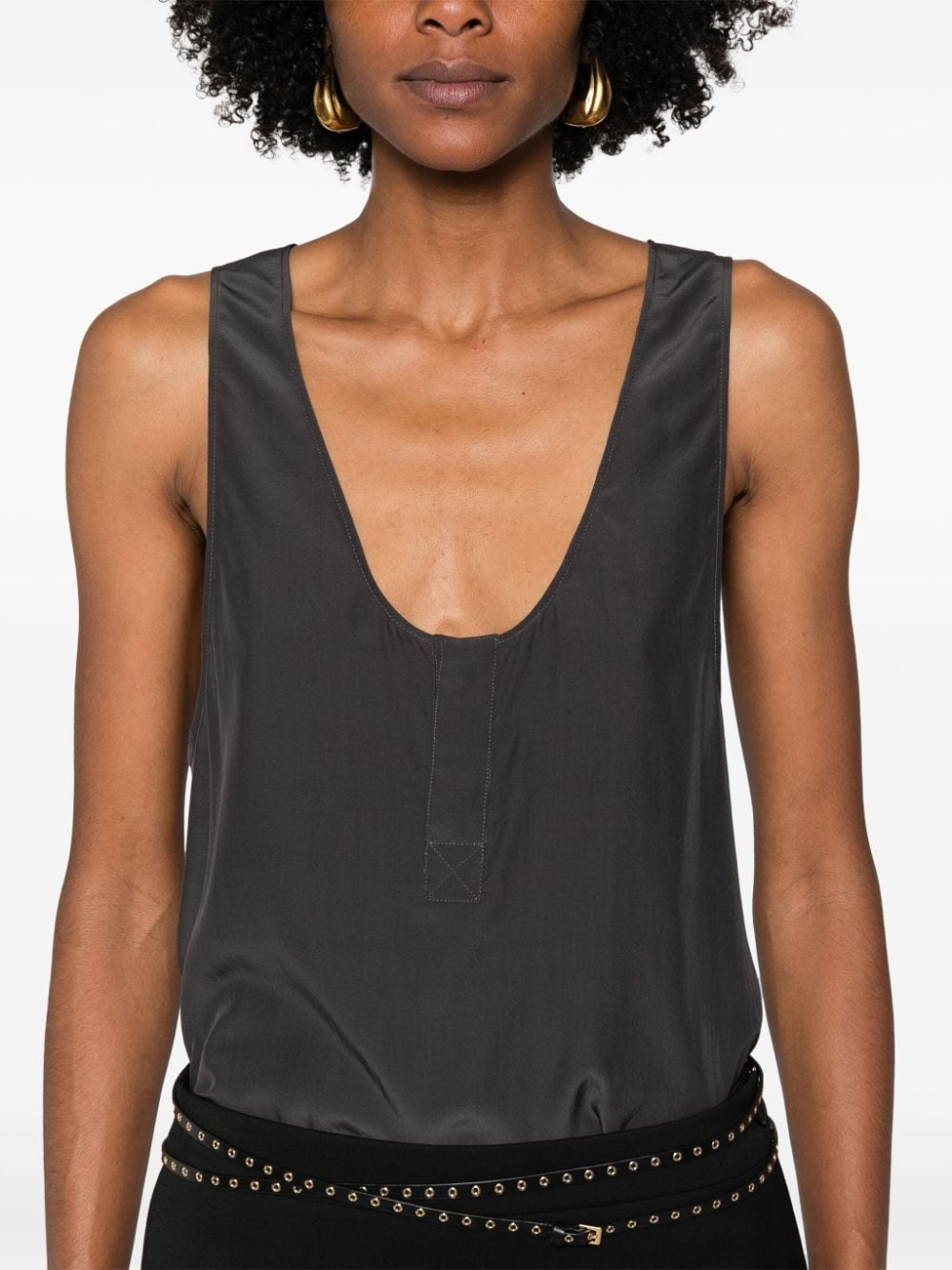 [Saint Laurent] T-shirts Sleeveless SS24 789945Y7I224280