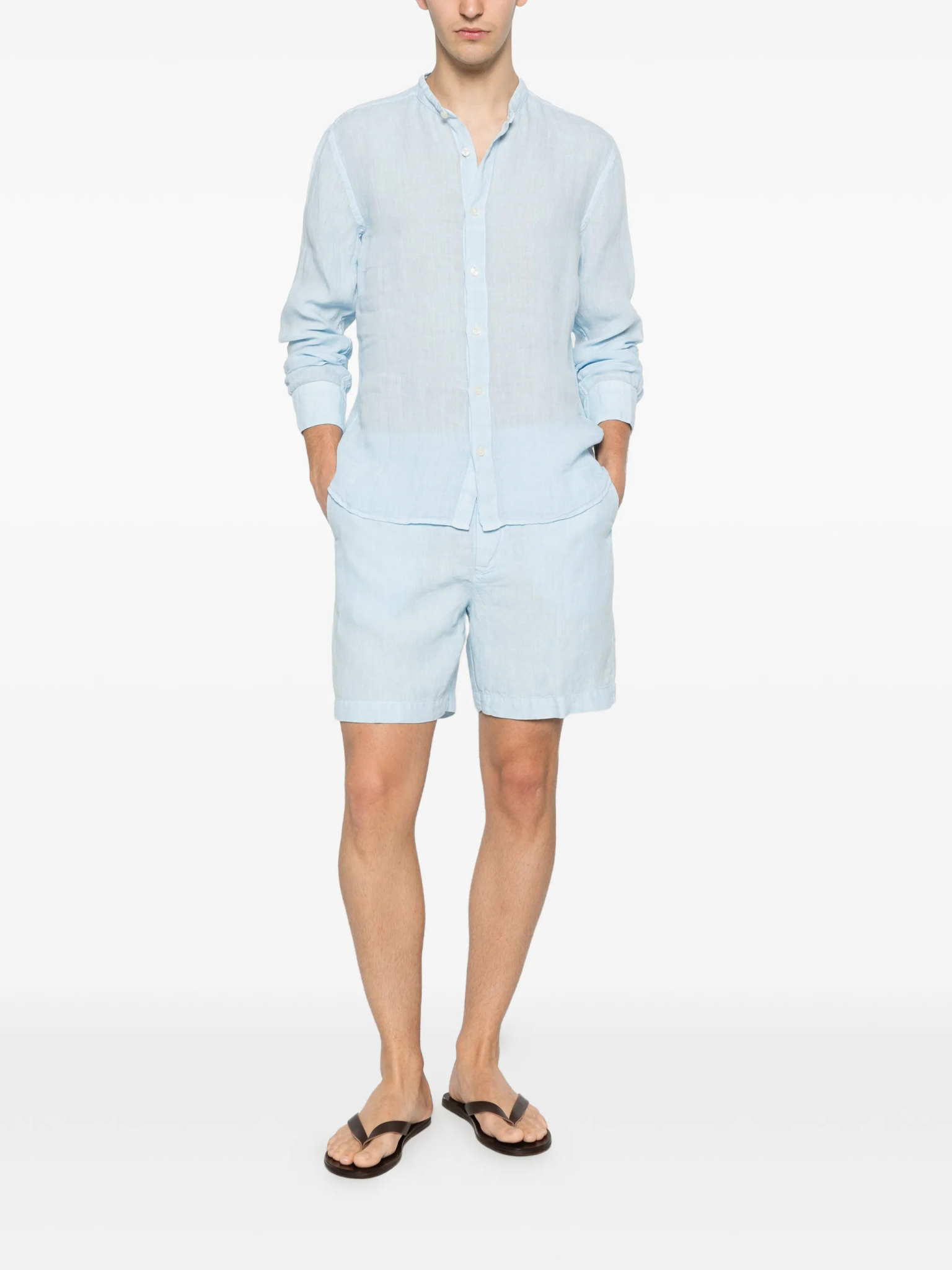 [120% LINO] Shirts Long Sleeve SS26 33ALIM11590000115000000205