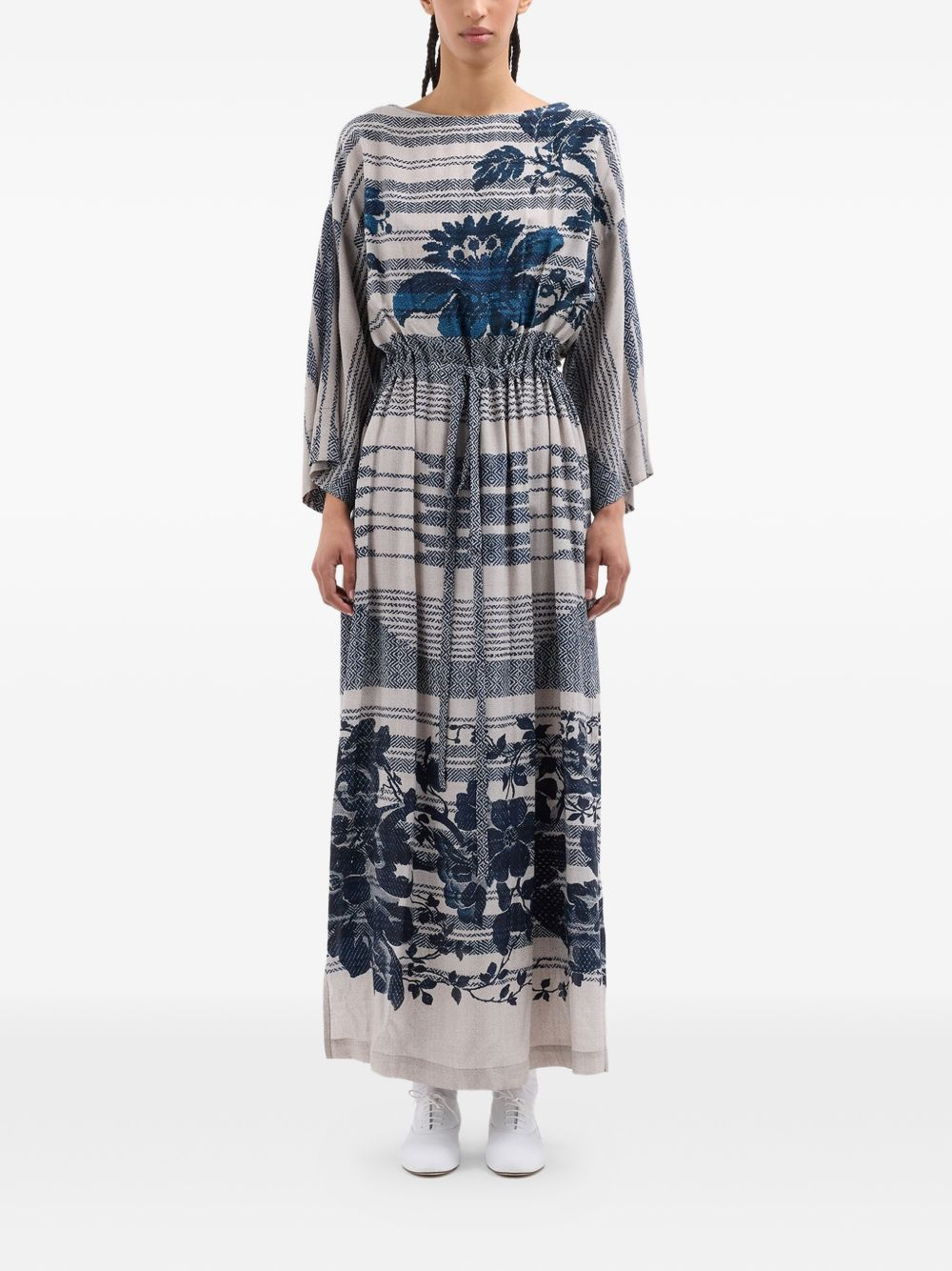 [Pierre Louis Mascia] Long sleeve dress SS26 TETRIS/SV-AB12178518104/101
