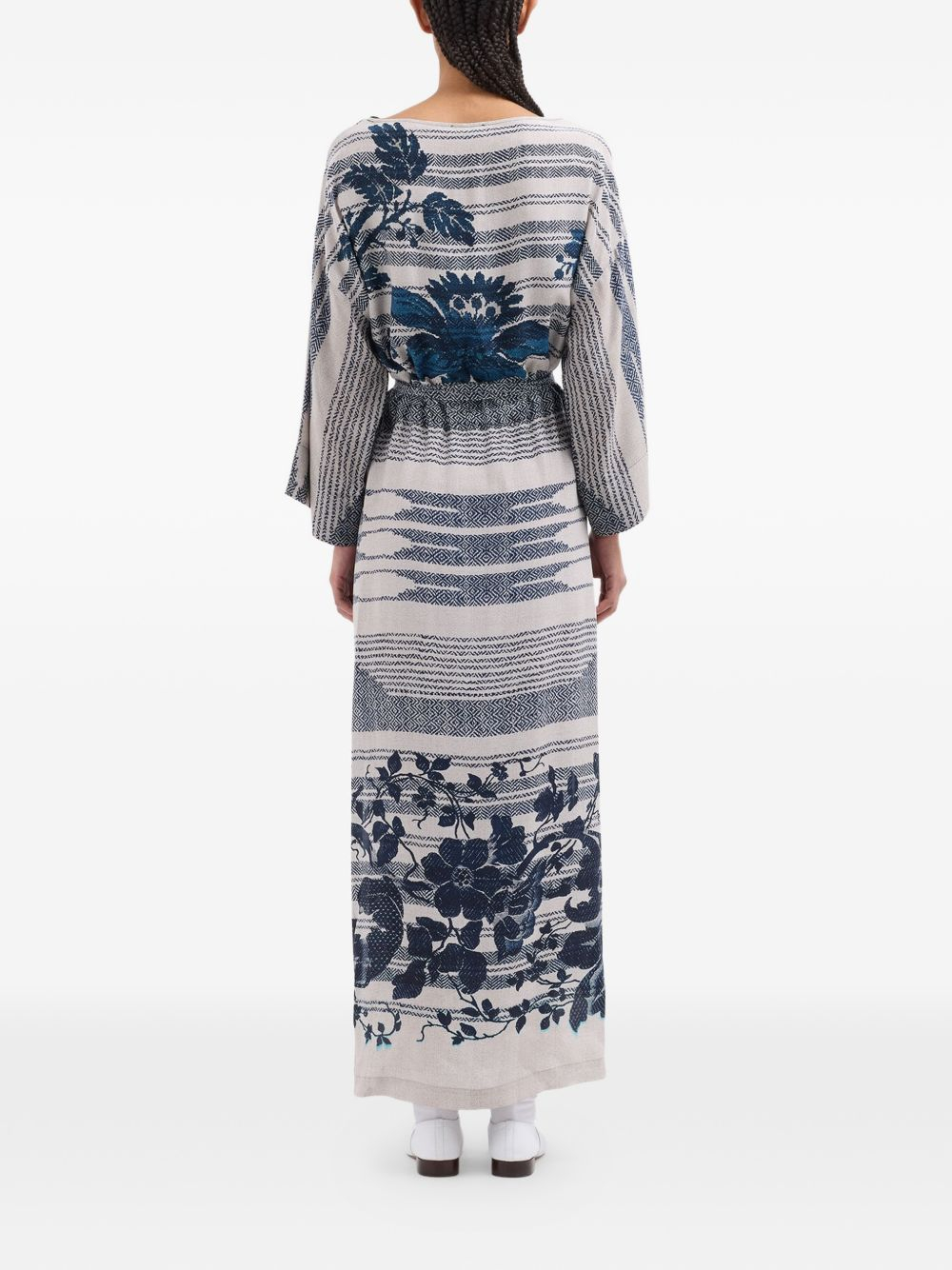 [Pierre Louis Mascia] Long sleeve dress SS26 TETRIS/SV-AB12178518104/101