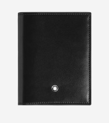 [Montblanc] Wallet SS26 221322BLACK/INK BLUE