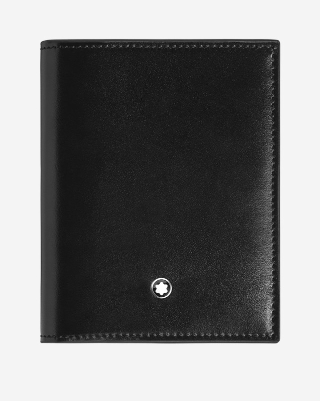 [Montblanc] Wallet SS26 221322BLACK/INK BLUE