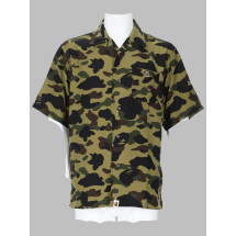 [A BATHING APE] Shirts Short Sleeve SS26 001SRM301007M_GREEN