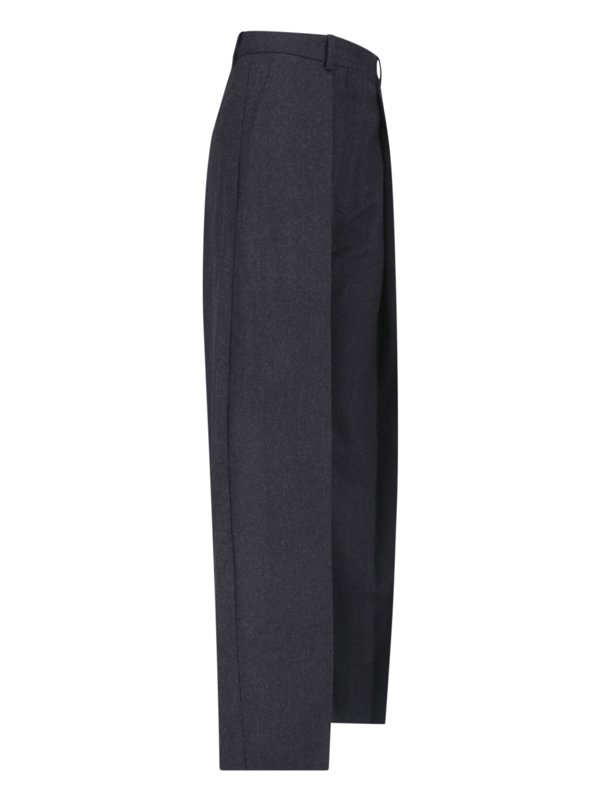 [VICTORIA BECKHAM] Trousers FW26 1226WTR002857QDARK GREY MELANGE