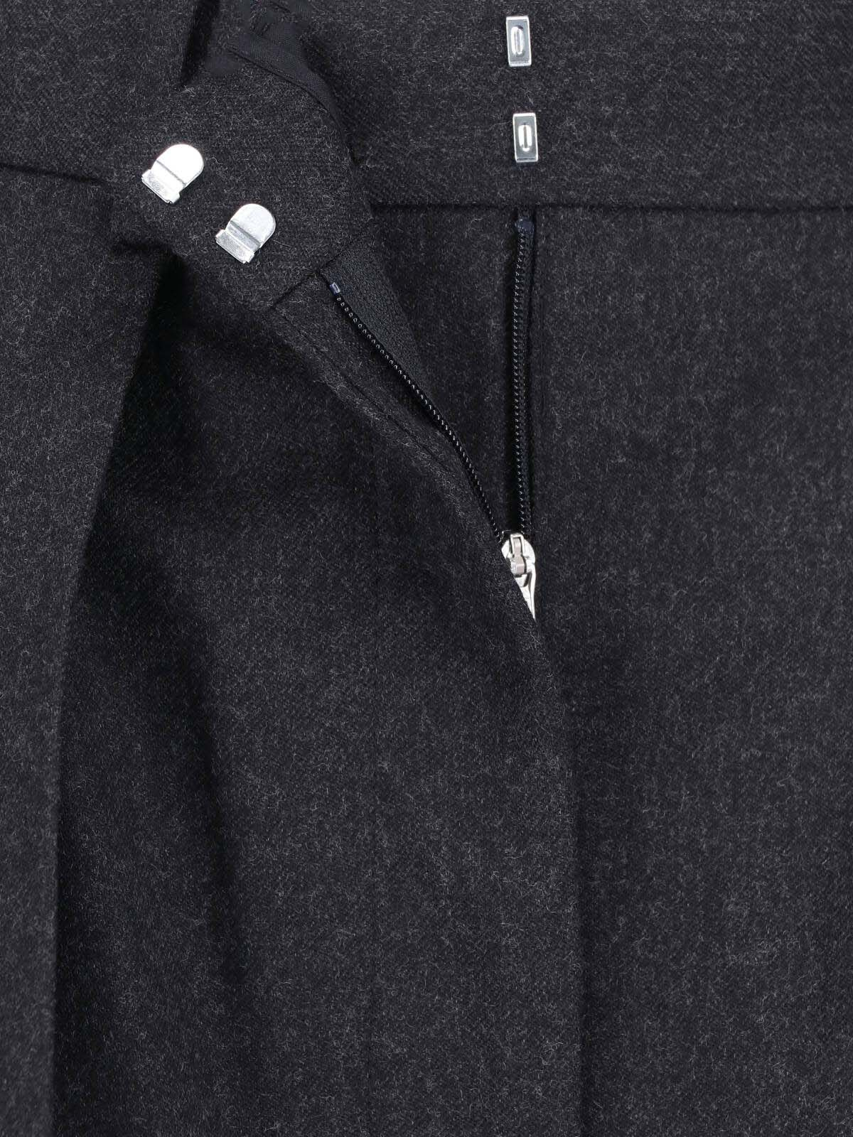 [VICTORIA BECKHAM] Trousers FW26 1226WTR002857QDARK GREY MELANGE
