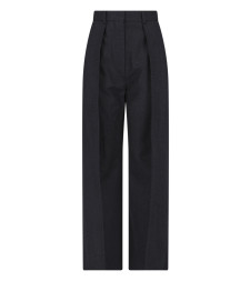[VICTORIA BECKHAM] Trousers FW26 1226WTR002857QDARK GREY MELANGE