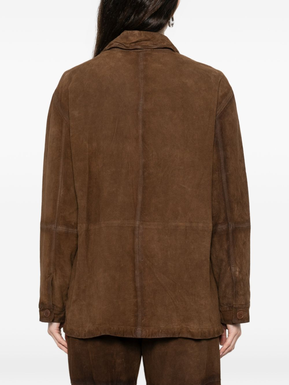 [PAROSH] Leather Jacket SS26 D431845MARFA066