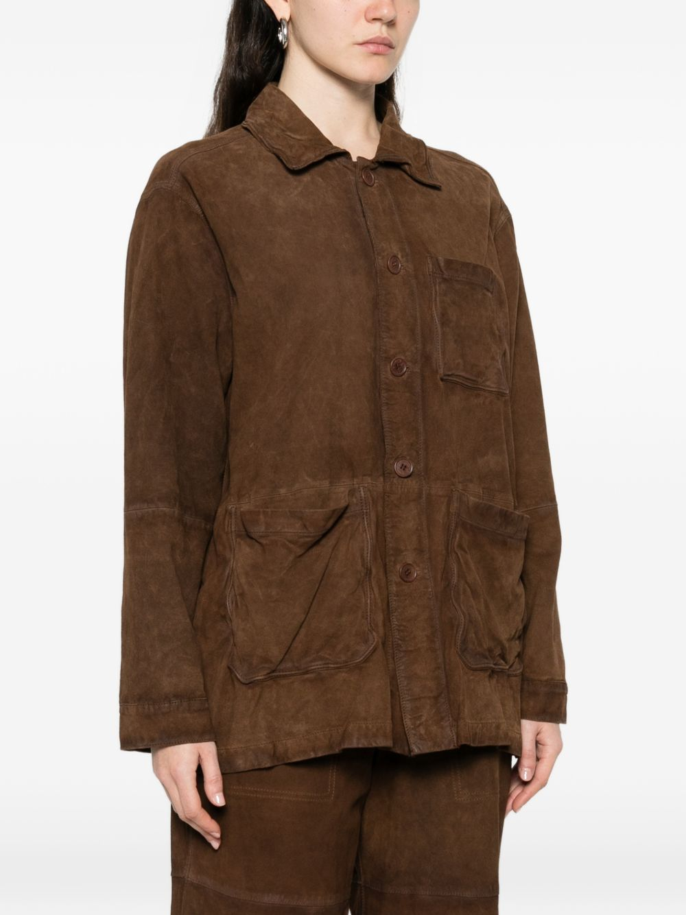 [PAROSH] Leather Jacket SS26 D431845MARFA066