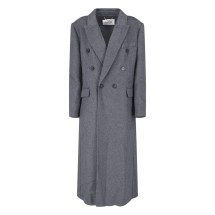 [VICTORIA BECKHAM] Coat FW26 1126WCT006440BDARK GREY MELANGE
