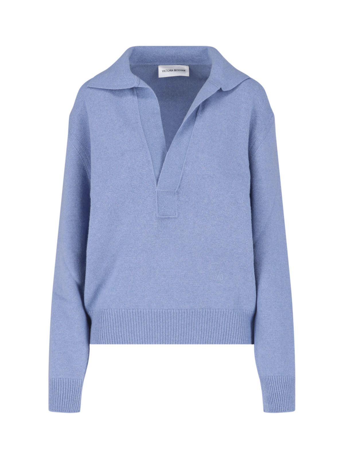 [VICTORIA BECKHAM] Knitwear FW26 1326KJU007475AOCEAN MIST MELANGE