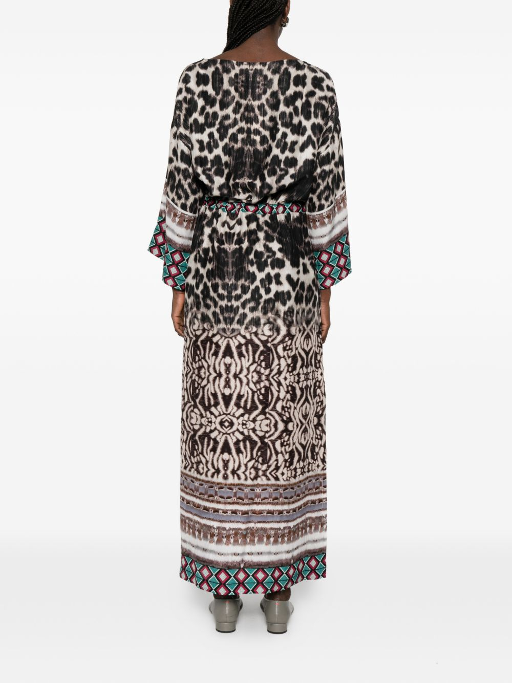 [Pierre Louis Mascia] Long sleeve dress SS26 TETRIS/SV-AB12178101518103