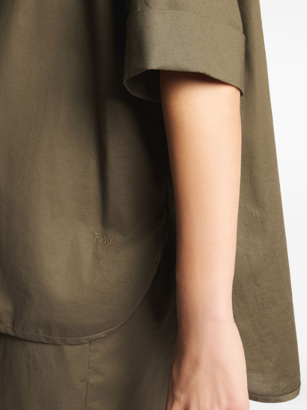 [Fay] Shirts Short Sleeve SS26 NCWA552552SZGRV613