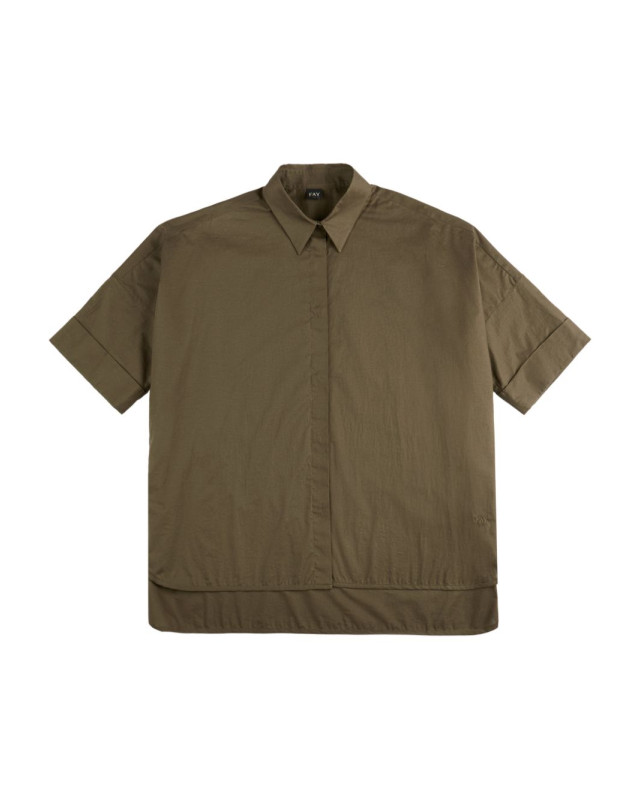 [Fay] Shirts Short Sleeve SS26 NCWA552552SZGRV613