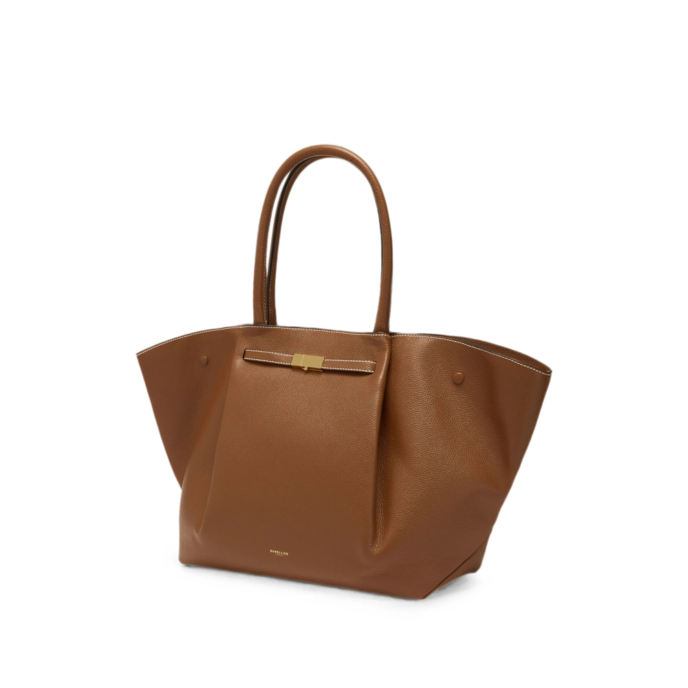 [DEMELLIER] Tote bag FW26 D90 NEW YORK TAN