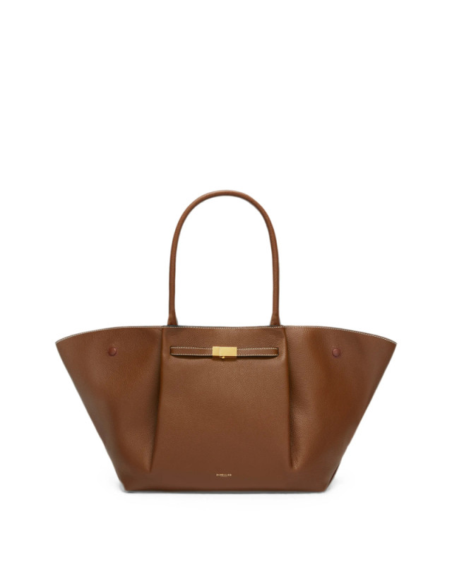 [DEMELLIER] Tote bag FW26 D90 NEW YORK TAN