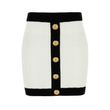 [Balmain] Mini skirt FW25 FF1LB039KI64 GAB