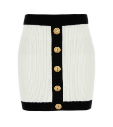 [Balmain] Mini skirt FW25 FF1LB039KI64 GAB