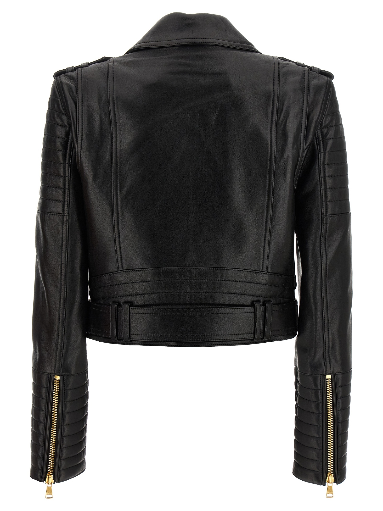 [Balmain] Leather Jacket FW25 FF1TD207LC620PA