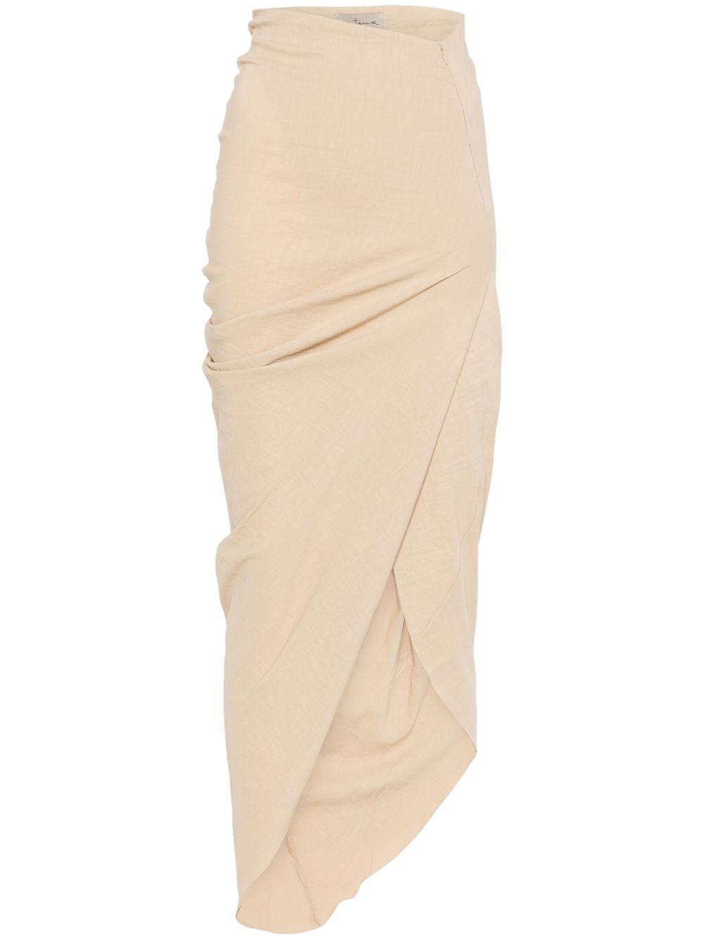 [Cortana] Midi skirt SS25 A2266BEIGE