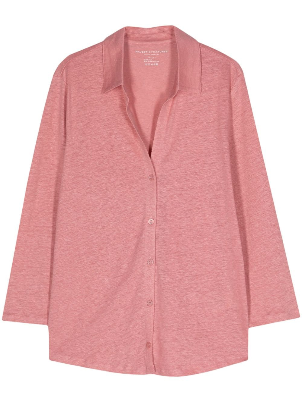 [Majestic] T-shirts Long Sleeve SS24 M011FCH079CHEMISE594