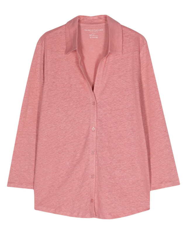 [Majestic] T-shirts Long Sleeve SS24 M011FCH079CHEMISE594
