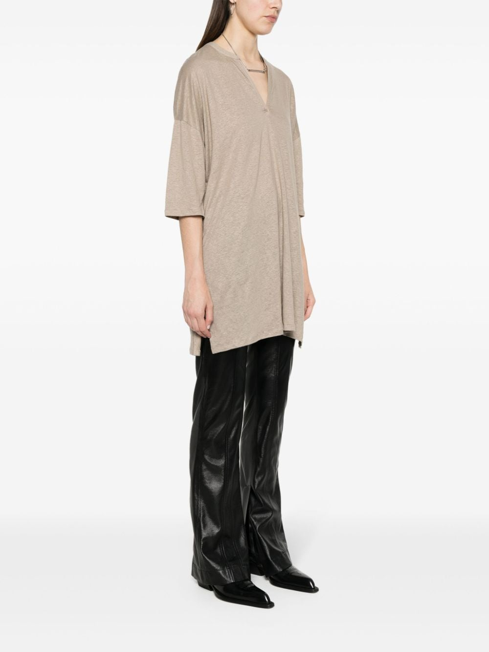 [Majestic] Long sleeve dress SS24 M011FTQ007TUNIQUE683
