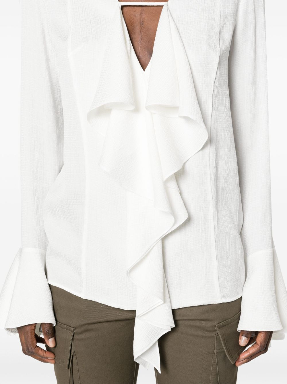 [Givenchy] Shirts Long Sleeve SS24 BW617J14W0100