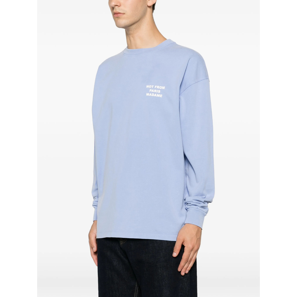 [DROLE DE MONSIEUR] Sweatshirt FW26 L-TS286 CO248 BLUE