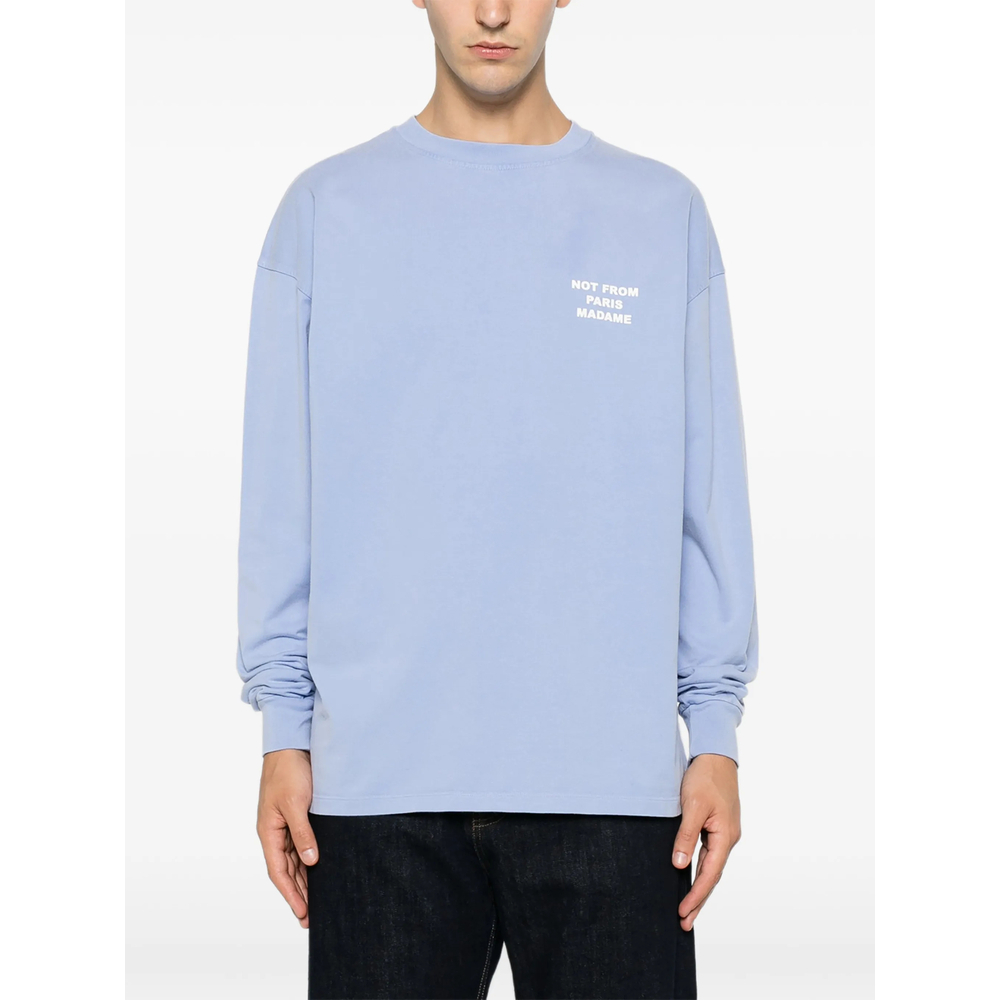 [DROLE DE MONSIEUR] Sweatshirt FW26 L-TS286 CO248 BLUE