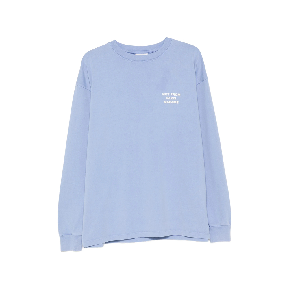 [DROLE DE MONSIEUR] Sweatshirt FW26 L-TS286 CO248 BLUE