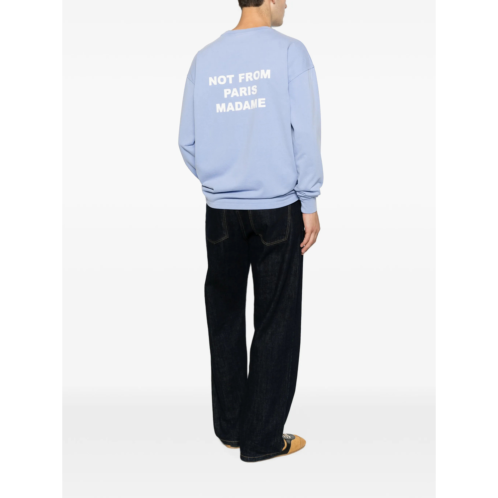 [DROLE DE MONSIEUR] Sweatshirt FW26 L-TS286 CO248 BLUE