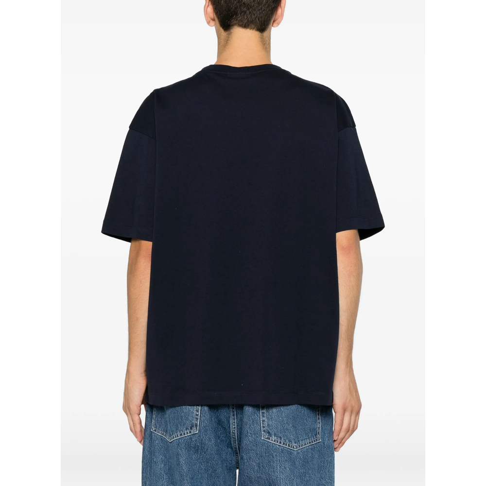 [DROLE DE MONSIEUR] T-shirts Short Sleeve FW26 L-TS324 CO311 NAVY