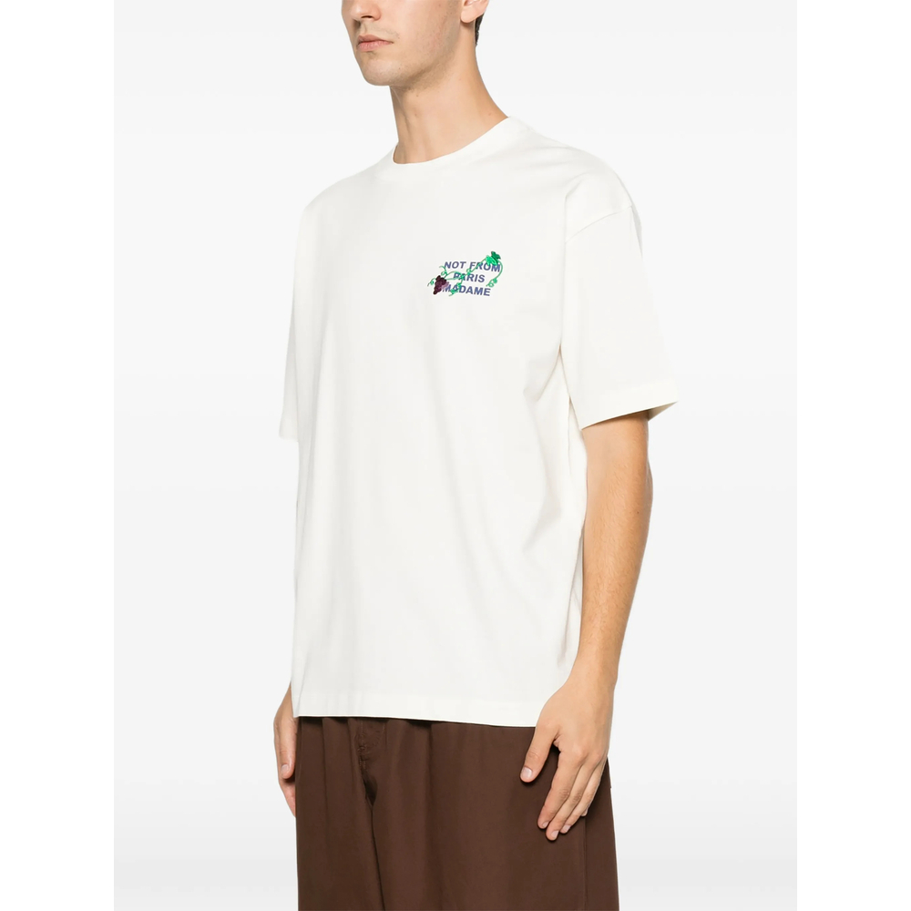 [DROLE DE MONSIEUR] T-shirts Short Sleeve FW26 L-TS327 CO248 OFFWH