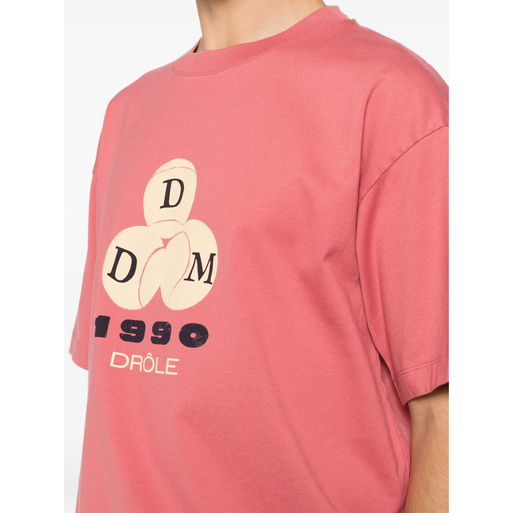 [DROLE DE MONSIEUR] T-shirts Short Sleeve FW26 L-TS328 CO248 BLPIN