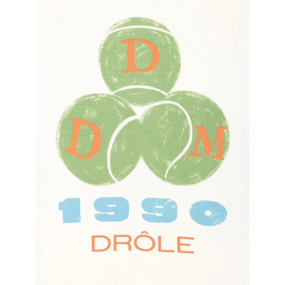 [DROLE DE MONSIEUR] T-shirts Short Sleeve FW26 L-TS328 CO248 OFFWH
