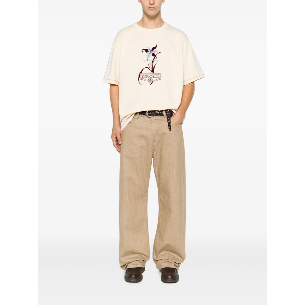[DROLE DE MONSIEUR] T-shirts Short Sleeve FW26 L-TS331 CO248 LIBEI
