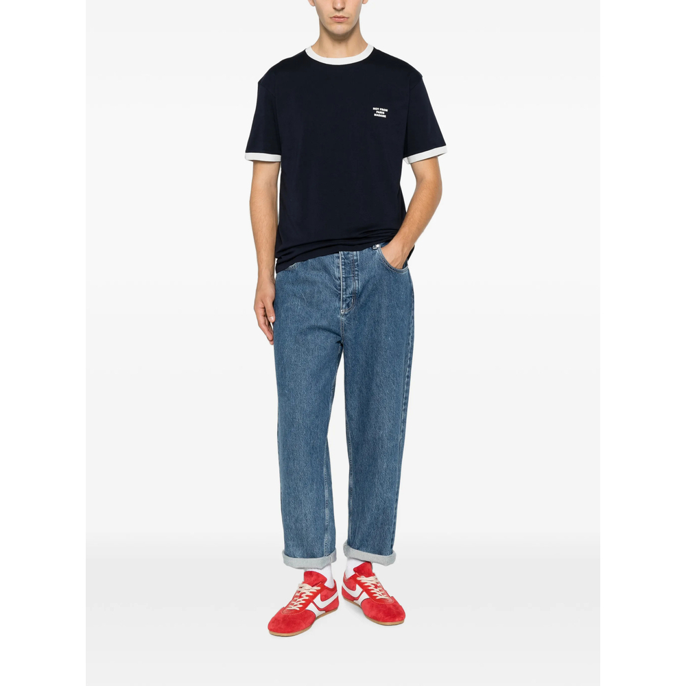 [DROLE DE MONSIEUR] T-shirts Short Sleeve FW26 PERM-TS339 CO311 NAVY
