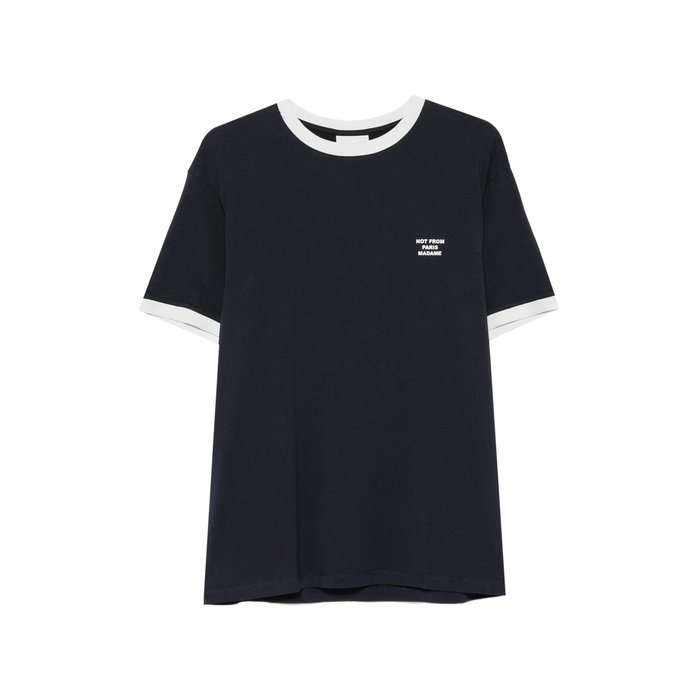 [DROLE DE MONSIEUR] T-shirts Short Sleeve FW26 PERM-TS339 CO311 NAVY